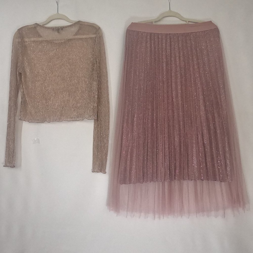 blashe combo blouse and skirt